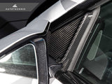 AutoTecknic Dry Carbon Side Mirror Wind Deflector Set - BMW / G87 / M2