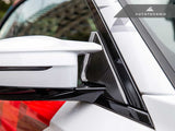 AutoTecknic Dry Carbon Side Mirror Wind Deflector Set - BMW / G87 / M2