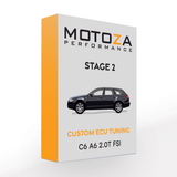 Motoza Performance Stage 2 for Stock Injectors Motoza Stage 2 or 2+ Remote Tune: Audi A6: C6 (2.0T FSI / EA113) MTZ_S2_A6_C6