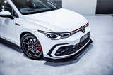 Flow Designs MK8 Golf GTI Front Lip Splitter & Bumper Reinforcement Plate by Flow Designs GLMK8GTIF-FEX-FW