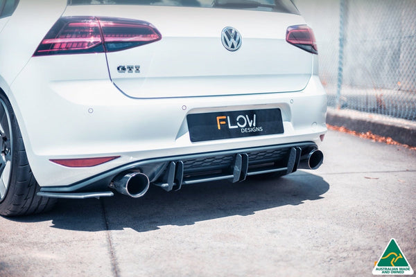 Flow Designs Mk7 Golf GTI Flow-Lock Rear Diffuser | GLMK7GTIVALDF ...