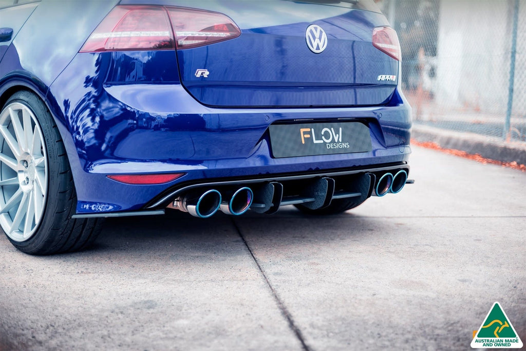 Flow Designs Mk7 Golf R Flow-Lock Rear Diffuser | GLMK7RVALDF – UroTuning