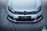 Flow Designs MK6 Golf R Front Lip Splitter V3 by Flow Designs GLMK6RFv3-FW-FEX