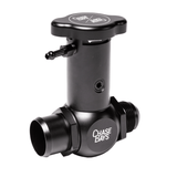 Chase Bays Raw Aluminum Weld-On / -20AN Raised Inline Filler Neck w/Cap by Chase Bays CB-IFN-20AN-WLD-RADCAP-A