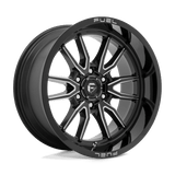 Fuel Wheels D761 Clash 17" 6x120 Gloss Black Milled by Fuel Offroad D76117909450