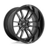 Fuel Wheels D761 Clash 22" 6x139.7 Gloss Black Milled by Fuel Offroad D76122208447