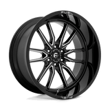 Fuel Wheels D761 Clash 24" 6x135 Gloss Black Milled by Fuel Offroad D76124208947