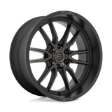 Fuel Wheels D762 Clash 22" 6x139.7 Matte Black Double Dark Tint by Fuel Offroad D76222008447