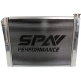 SPA Performance 26.8x19.6" Lightweight Late Model Radiator (Double Pass) w/ Remote Fill Tank (Red Cap) by SPA Performance CMBDRTUS008