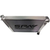SPA Performance 26.8x19.6" Lightweight Late Model Radiator (Double Pass) w/ Remote Fill Tank (Blue Cap) by SPA Performance CMBDRTUS009