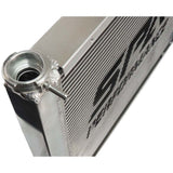 SPA Performance 26.8x19.6" Lightweight Late Model Radiator (Double Pass) w/ Remote Fill Tank (Black Cap) by SPA Performance CMBDRTUS010