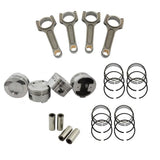 SPA Performance Forged Piston & Rings Set (83.5mm) w/ 144mm x 20mm High Performance Steel Basic Connecting Rod Set (3/8" Bolt) - VW/Audi / 2.0L TSI by SPA Performance CMBMVLPTW12BIL84JG