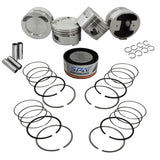 SPA Performance Forged Piston & Rings Set (83mm) w/ 159mm x 20mm High Performanc eSteel Basic Connecting Rod Set (3/8" Bolt) - VW / ABF / 2.0L 16v by SPA Performance CMBUSAMVLPTW39001
