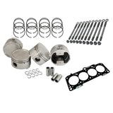 SPA Performance Forged Piston Set (83mm) w/ Decompression Head Gasket Spacer (1.5mm) & 136mm Head Stud Set - VW/Audi / 1.8L 20v by SPA Performance CMBUSAMVLPTW04003