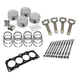 SPA Performance Forged Piston & Rings Set (83mm) w/ 159mm x 20mm High Performance Basic Connecting Rod Set (3/8" Bolt), Decompression Head Gasket Spacer (1.5mm) & Head Stud Set - VW / ABA / 2.0L 8v by SPA Performance CMBUSAMVLPTW15003