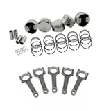 SPA Performance Forged Piston & Rings Set (83mm) w/ 144mm x 20mm Super A Connecting Rod Set (3/8" Bolt) - VW / Mk5 / 2.5L / Jetta by SPA Performance CMBUSAMVLPTW34002