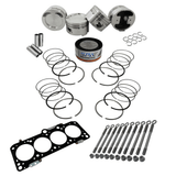 SPA Performance Forged Piston & Rings Set (83mm) w/ Decompression Head Gasket Spacer (1.5mm) & 136mm Head Stud Set - VW / ABF / 2.0L 16v by SPA Performance CMBUSAMVLPTW39003