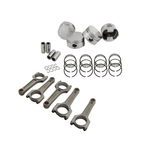 SPA Performance Forged Piston & Rings Set (82mm) w/ 144mm x 20mm Super A Connecting Rod Set (3/8" Bolt) - VW / 1.8L 8v by SPA Performance CMBMVS838JG059