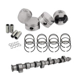 SPA Performance Forged Flat Top Piston & Rings Set (83.5mm) w/ Hydraulic Tappets Performance Camshaft - VW / 2.0L 8v by SPA Performance CMBUSAMVSSSU40V208005