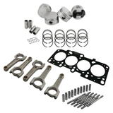SPA Performance Forged Flat Top Piston & Rings Set (83.5mm) w/ 144mm x 20mm Super A Connecting Rod Set (3/8" Bolt), Decompression Head Gasket Spacer (0.5mm) and Head Stud Set - VW / 2.0L 8v by SPA Performance CMBUSAMVSSSU40V208007