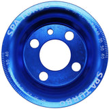 VW syncro Audi 80 90 100 4000 rabbit 1.8 8v underdrive Pulley - BLUE + VW 8V super light crank timing gear by SPA Performance CMBUSASETOUT05