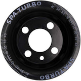 VW syncro Audi 80 90 100 4000 rabbit 1.8 8v underdrive Pulley - BLACK + VW 8V super light crank timing gear by SPA Performance CMBUSASETOUT06