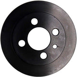 VW syncro Audi 80 90 100 4000 rabbit 1.8 8v underdrive Pulley - BLACK + VW 8V super light crank timing gear by SPA Performance CMBUSASETOUT06