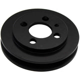 VW syncro Audi 80 90 100 4000 rabbit 1.8 8v underdrive Pulley - BLACK + VW 8V super light crank timing gear by SPA Performance CMBUSASETOUT06