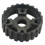 VW syncro Audi 80 90 100 4000 rabbit 1.8 8v underdrive Pulley - BLACK + VW 8V super light crank timing gear by SPA Performance CMBUSASETOUT06