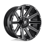 Fuel Wheels D615 Contra 22" 8x170 Gloss Black Milled by Fuel Offroad D61522001747