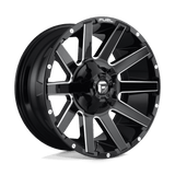Fuel Wheels D615 Contra 20" 8x170 Gloss Black Milled by Fuel Offroad D61520901750