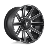 Fuel Wheels D616 Contra 20" 5x127/5x139.7 Matte Black Milled by Fuel Offroad D61620905757