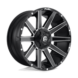 Fuel Wheels D616 Contra 20" 6x135/6x139.7 Matte Black Milled by Fuel Offroad D61620909850