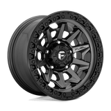 Fuel Wheels D716 Covert 16" 5x139.7 Matte Gun Metal Black Bead Ring by Fuel Offroad D71616808540