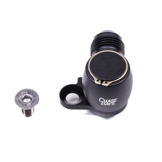 Chase Bays Toyota 1JZ/2JZ/BEAMS Version 2 10AN Power Steering Pump Feed Adapter by Chase Bays CB-JZ-PSPA10-V2/A