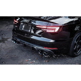 DEVAL Carbon Fiber Rear Diffuser - Audi B9 S4