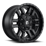 Fuel Wheels D596 Sledge 18" 6x114.3/6x120 Matte Black Gloss Black Lip by Fuel Offroad D5961880D259