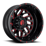 Fuel Wheels D656 Triton 20" 8x165.1 Gloss Black Red Tinted Clear by Fuel Offroad D65620828D35