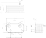 Engine Oil Cooler - Porsche | 98710702501