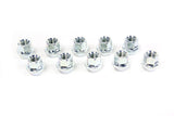 Lug Nuts - Open-Ended Cone Seat / Silver / 12x1.5 (Set Of 10) by Velt Sport D95-LNCOES-QTY10
