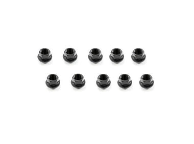 Lug Nuts - Open-Ended Cone Seat / Black / 14x1.5 (Set of 10) by Velt Sport D95D-ZNNITT-KT10
