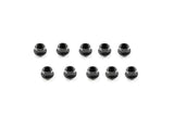 Lug Nuts - Open-Ended Cone Seat / Black / 14x1.5 (Set of 10) by Velt Sport D95D-ZNNITT-KT10