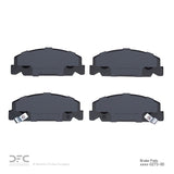Dynamic Friction 1984-2000 Honda Civic Front Low Metallic Track/Street Pads by Dynamic Friction Company 1000-0273-00