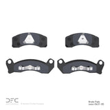 Dynamic Friction 1987-1993 Ford Mustang Front Low Metallic Track/Street Pads by Dynamic Friction Company 1000-0431-00