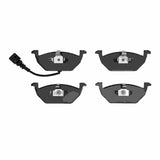 Dynamic Friction 1999-2010 Volkswagen Jetta Wagon/Jetta Sedan Front Low Metallic Track/Street Pads by Dynamic Friction Company 1000-0768-10