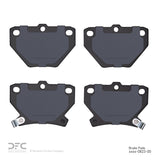 Dynamic Friction 2000-2008 Pontiac Vibe Rear Low Metallic Track/Street Pads by Dynamic Friction Company 1000-0823-00