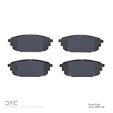 Dynamic Friction 2001-2003 Mazda Protege Rear Low Metallic Track/Street Pads by Dynamic Friction Company 1000-0892-00