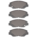 Dynamic Friction 2002-2021 Acura ILX Front Low Metallic Track/Street Pads by Dynamic Friction Company 1000-0914-00