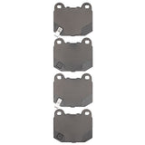 Dynamic Friction 2003-2025 Infiniti G35 Rear Low Metallic Track/Street Pads by Dynamic Friction Company 1000-0961-00