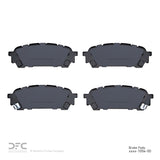 Dynamic Friction 2003-2008 Saab 9-2X Rear Low Metallic Track/Street Pads by Dynamic Friction Company 1000-1004-00